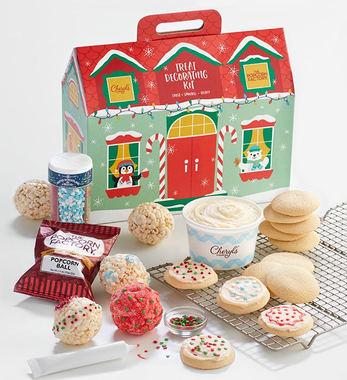Holiday Cookie and Popcorn Ball Decorating Kit